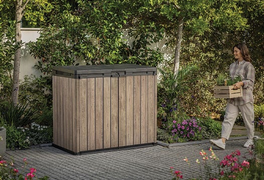 Store It Out Darwin 1150L Storage Box - Ashwood Brown