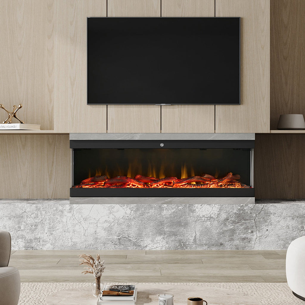 50/60 Inch Electric Fireplace with Remote Control