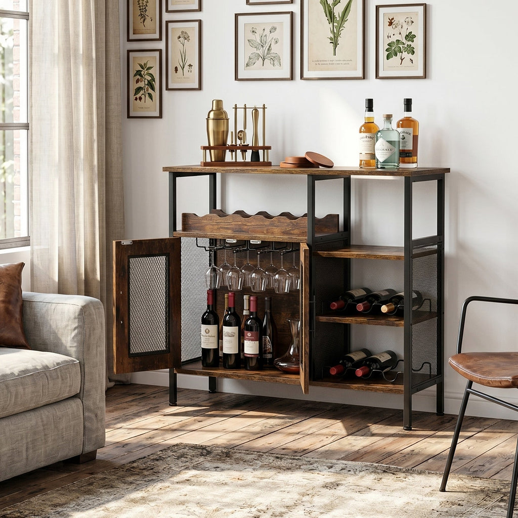Retro Sideboard Wine Cabinet