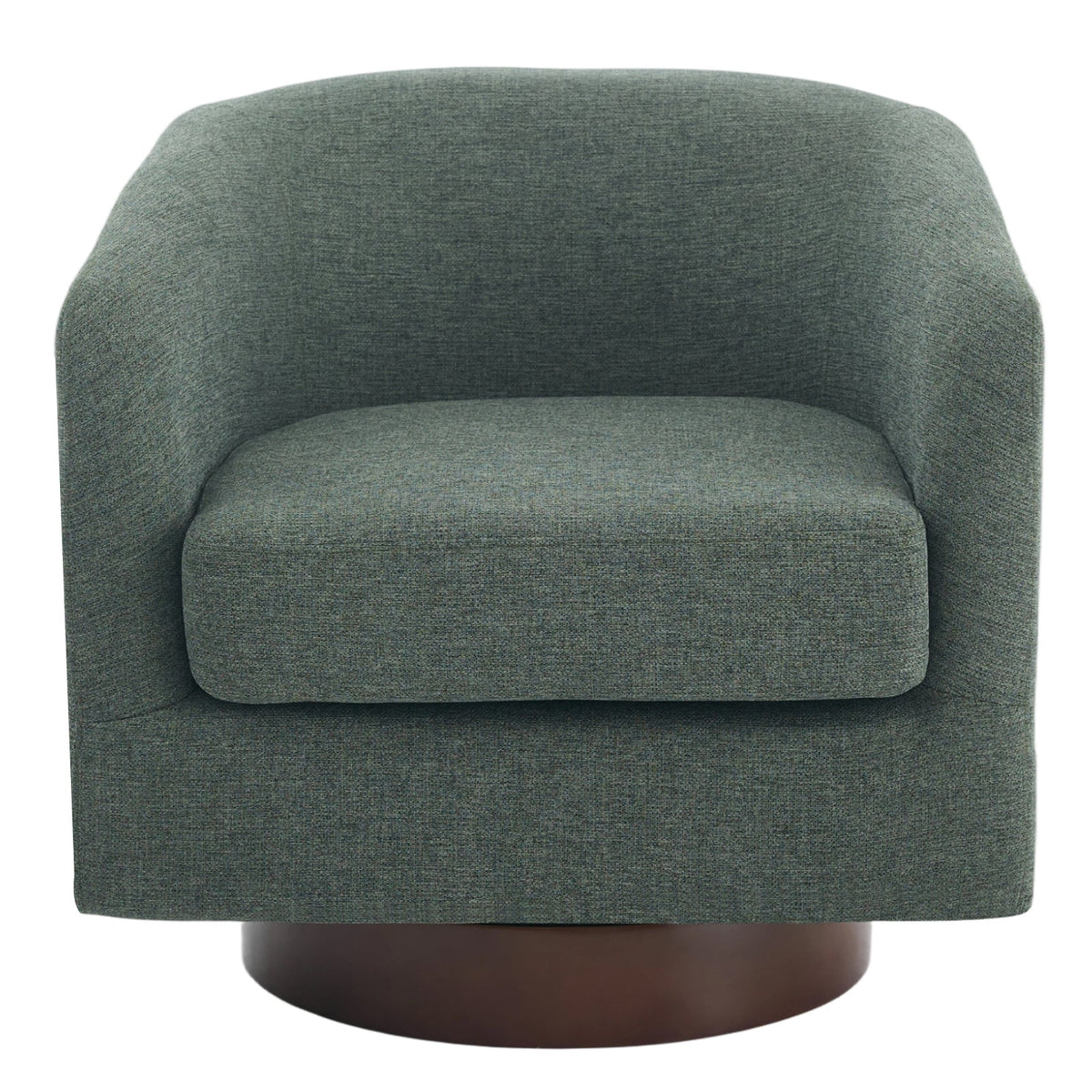 360° Swivel Upholstered Barrel Accent Chair Armchair