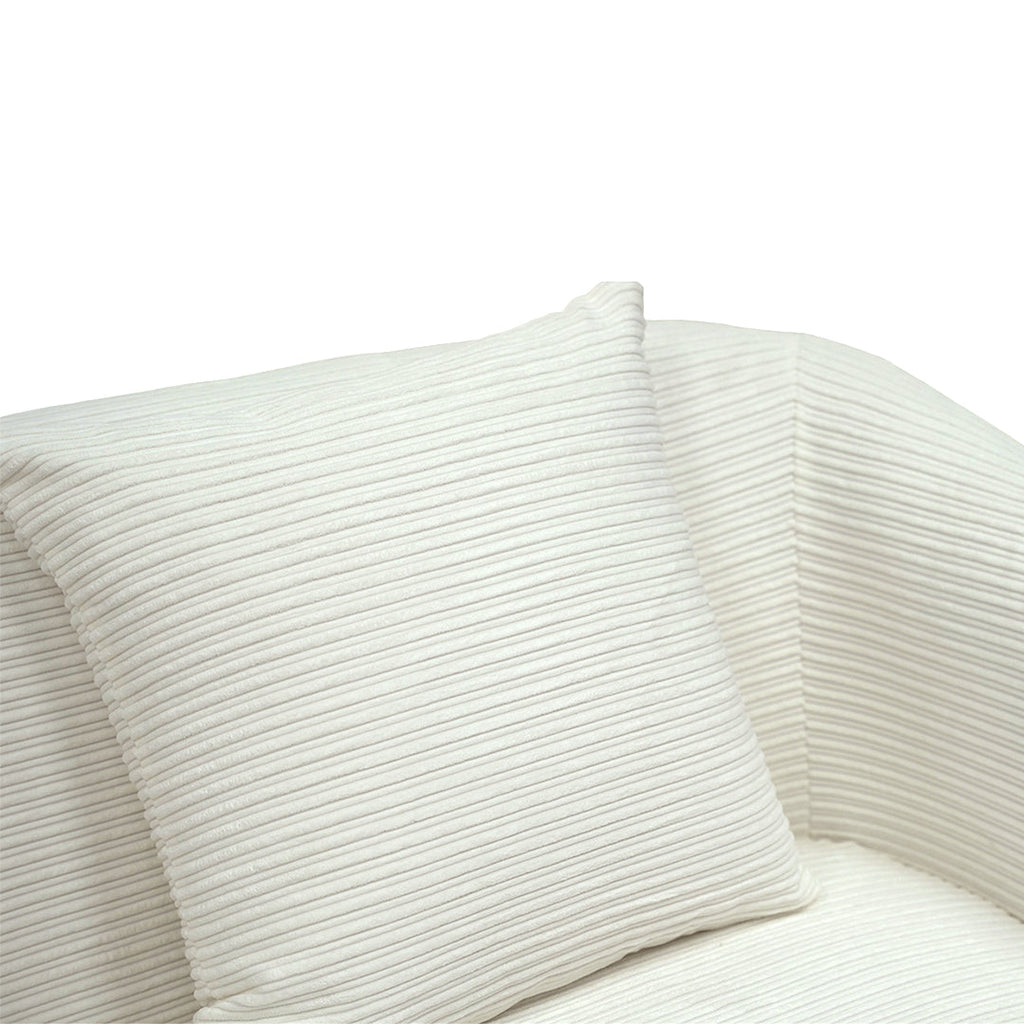 Modern Chenille 2-Seater Sofa with 2 Scatter Cushions