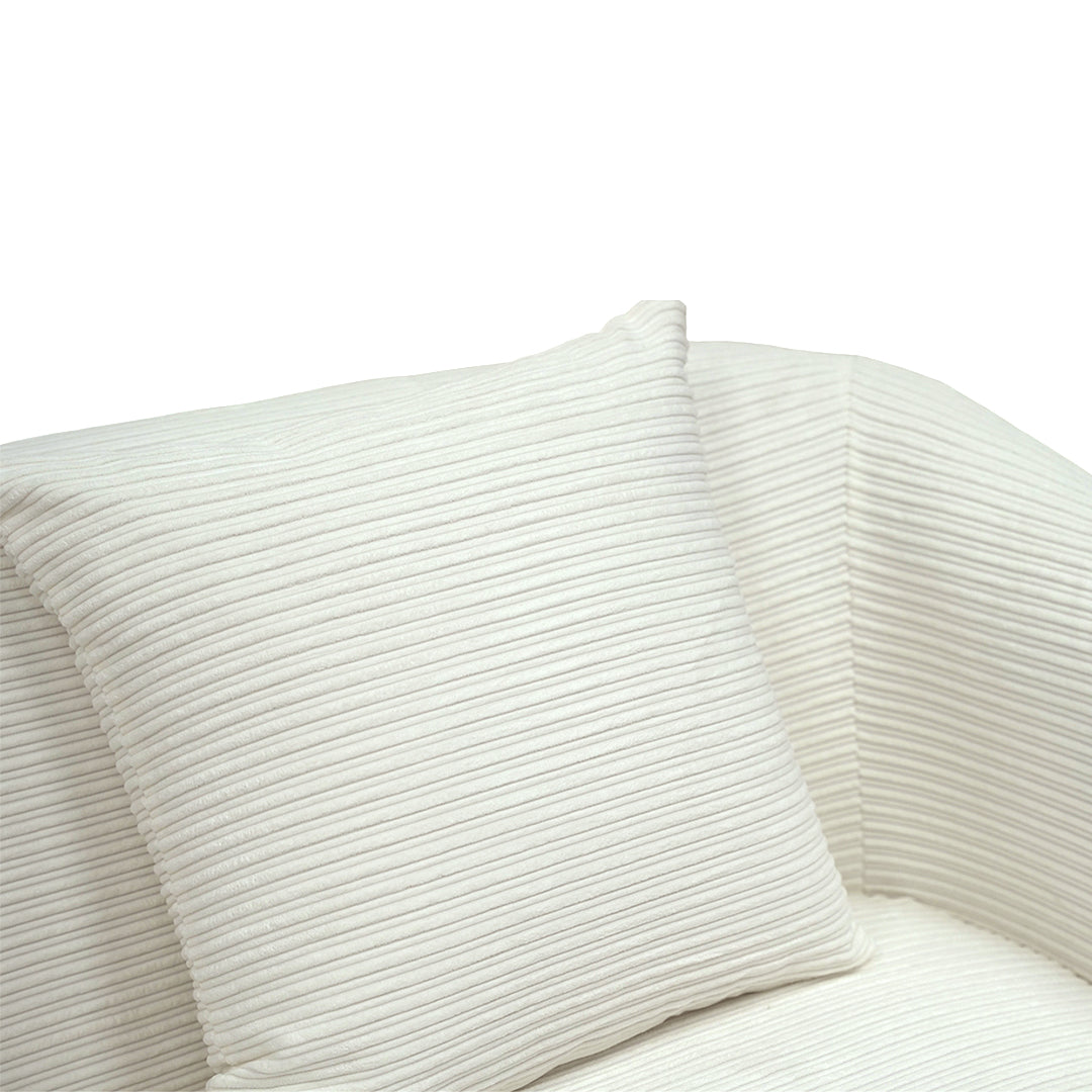 Modern Chenille 2-Seater Sofa with 2 Scatter Cushions