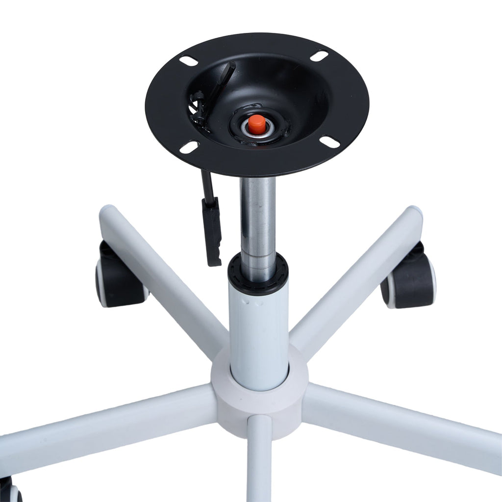 Height-Adjustable Swivel Vanity Chair with Castors