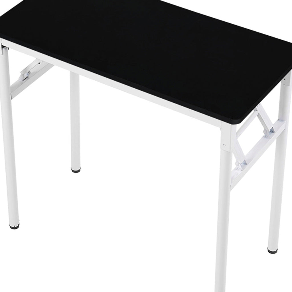 Folding Office Desk with Adjustable Foot Pads