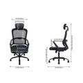 Ergonomic Mesh Office Chair with Adjustable Headrest & 15° Tilt Recline