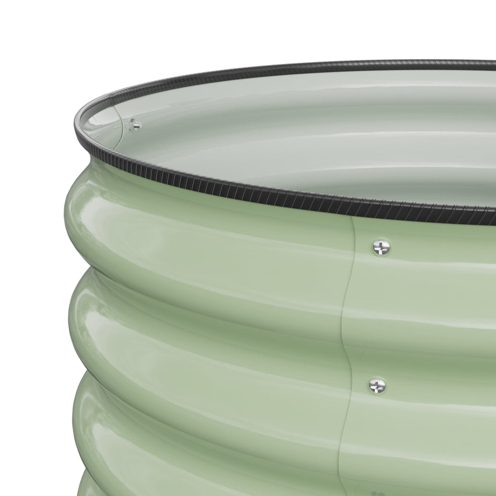 Round Metal Raised Garden Bed