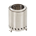 Silver Portable Tabletop Fire Pit with Ash Grate