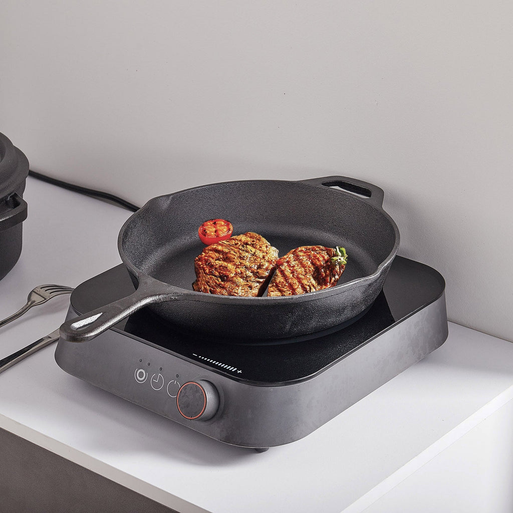 Cast Iron Frying Pan with Handles