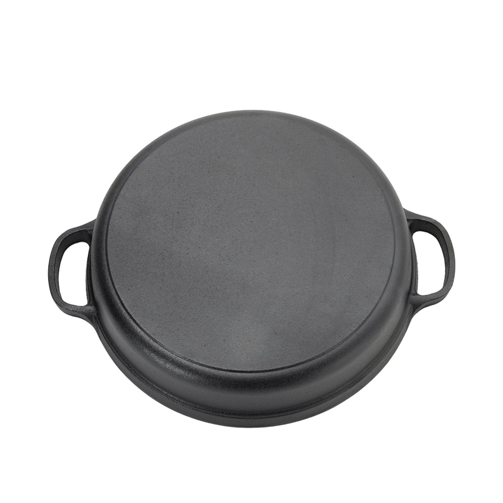 Pre-Seasoned Cast Iron Skillet with Dual Handles