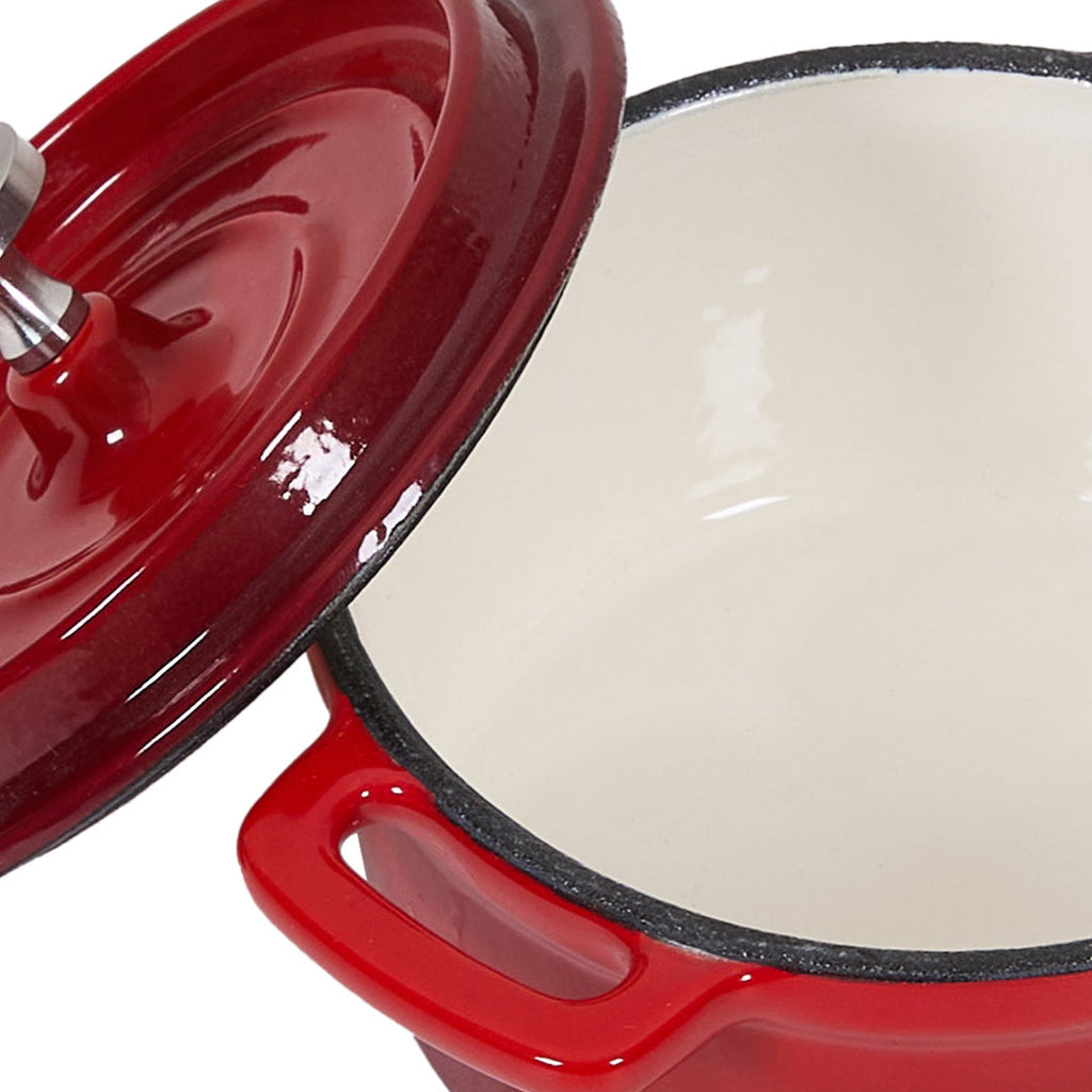 Enamelled Cast Iron Dutch Oven Pot with Lid