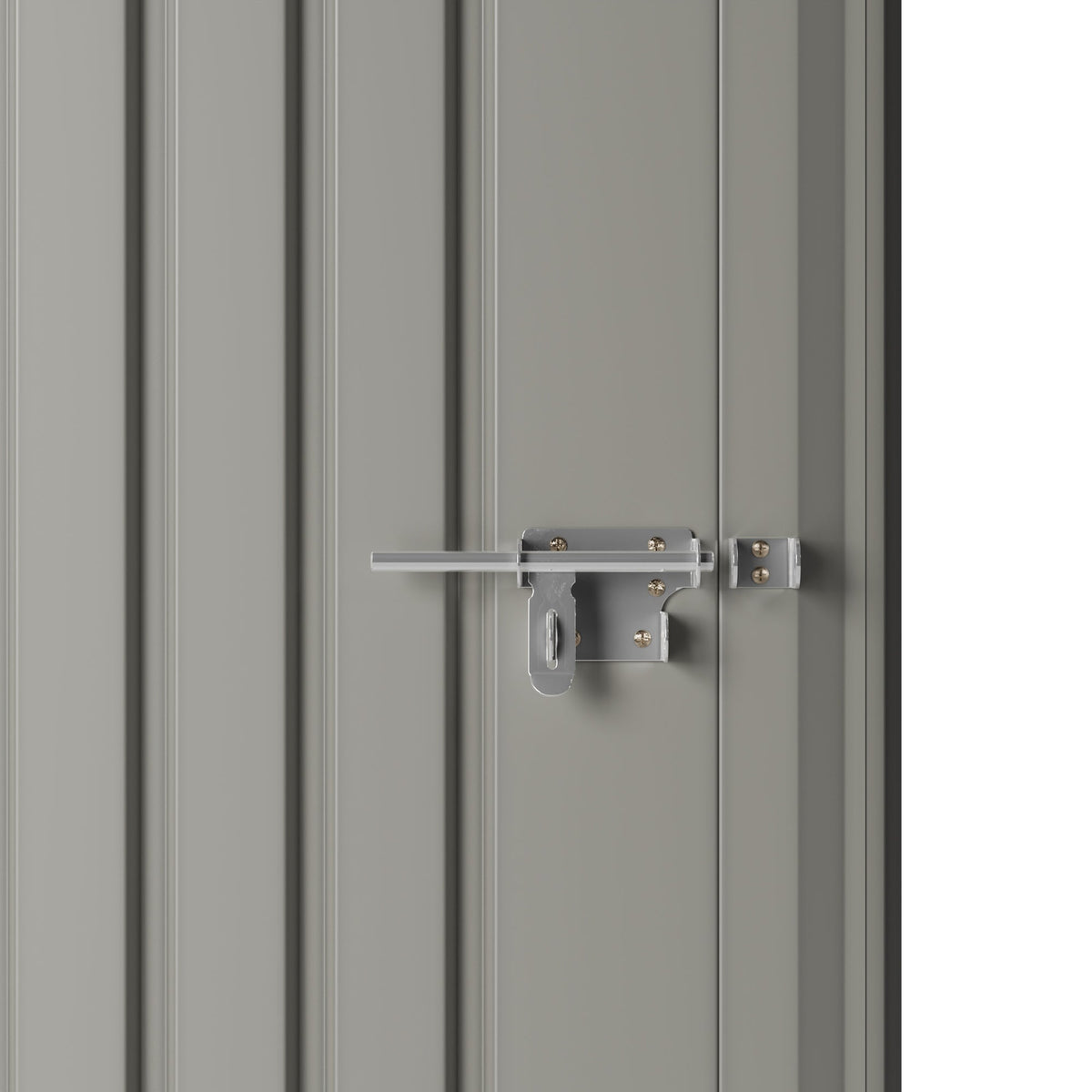 5 x 3 ft Metal Garden Storage Shed with Pent Roof & Padlockable Door