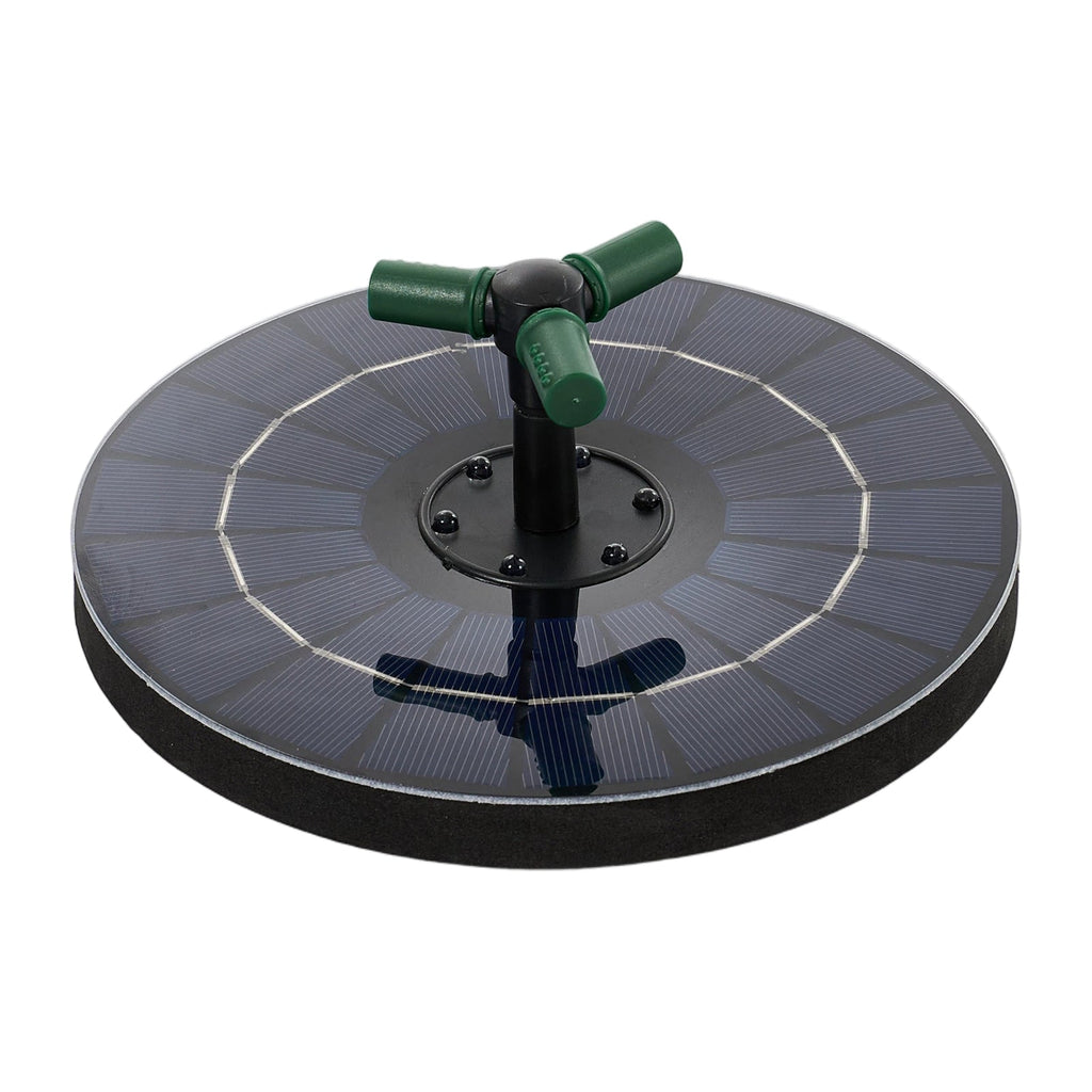 Floating Solar Fountain with Interchangeable Spray Heads