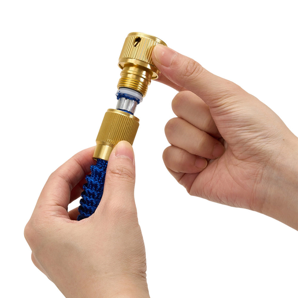 Expandable Garden Hose with Solid Brass Fittings