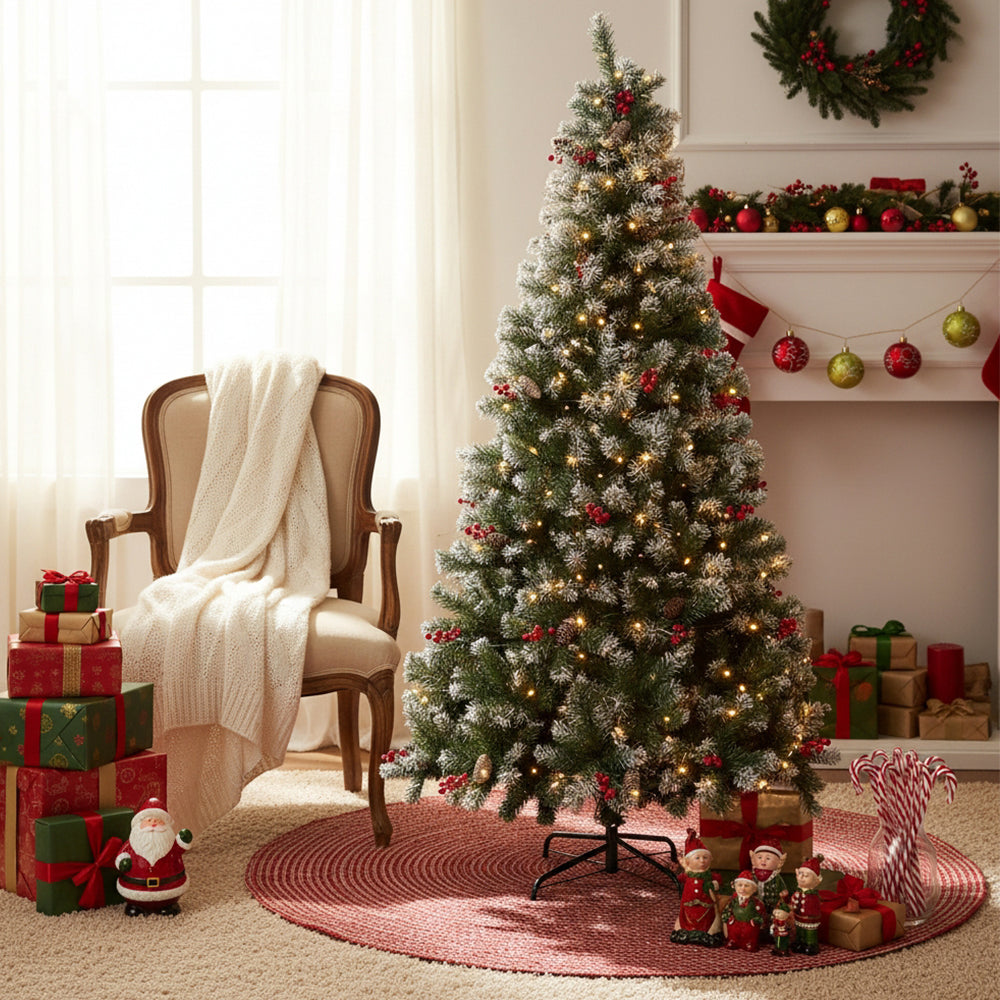 Artificial Christmas Tree with Metal Stand