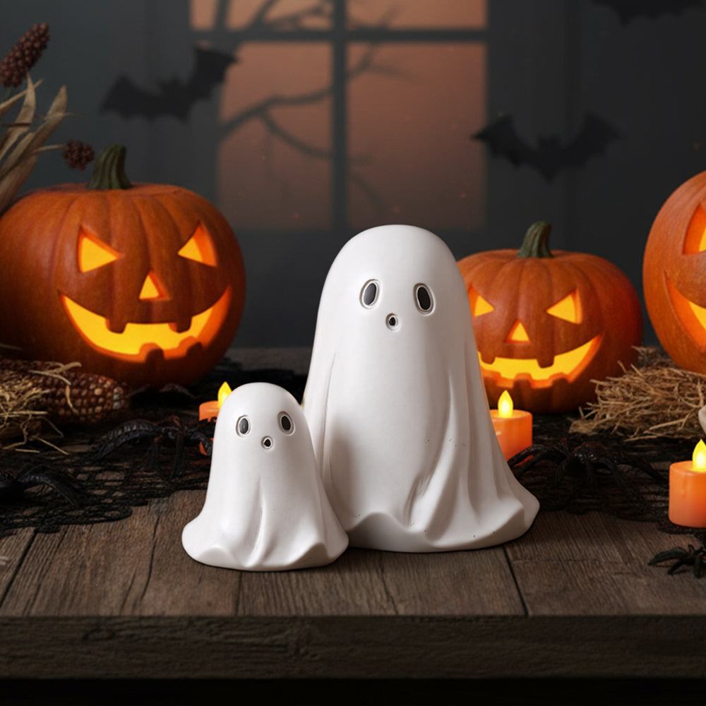 Funny Halloween Ghost Statue Ornament