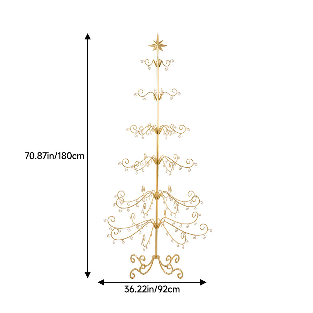 180cm Christmas & Holiday Ornament Display Stand with Star Top