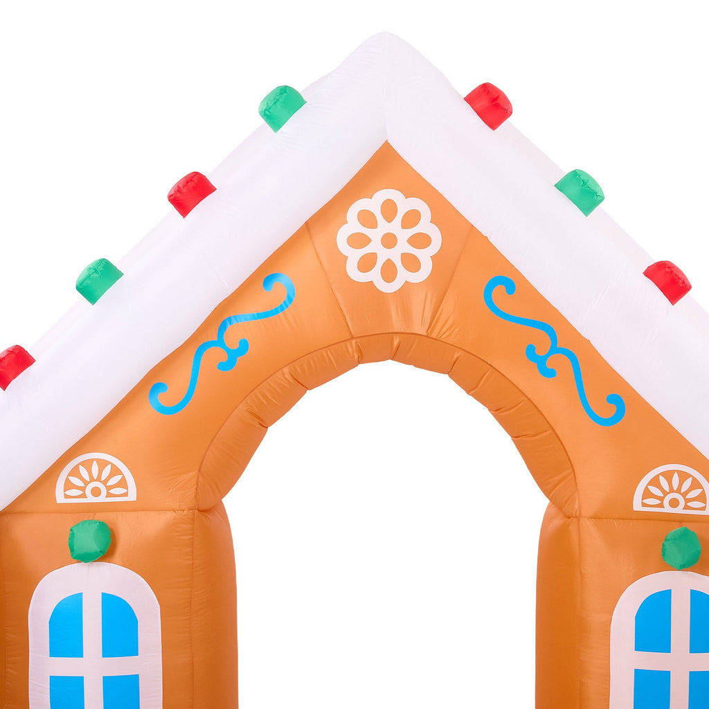 8.7FT Blow-up Christmas Archway Inflatable Decoration with Built-in LED Lights