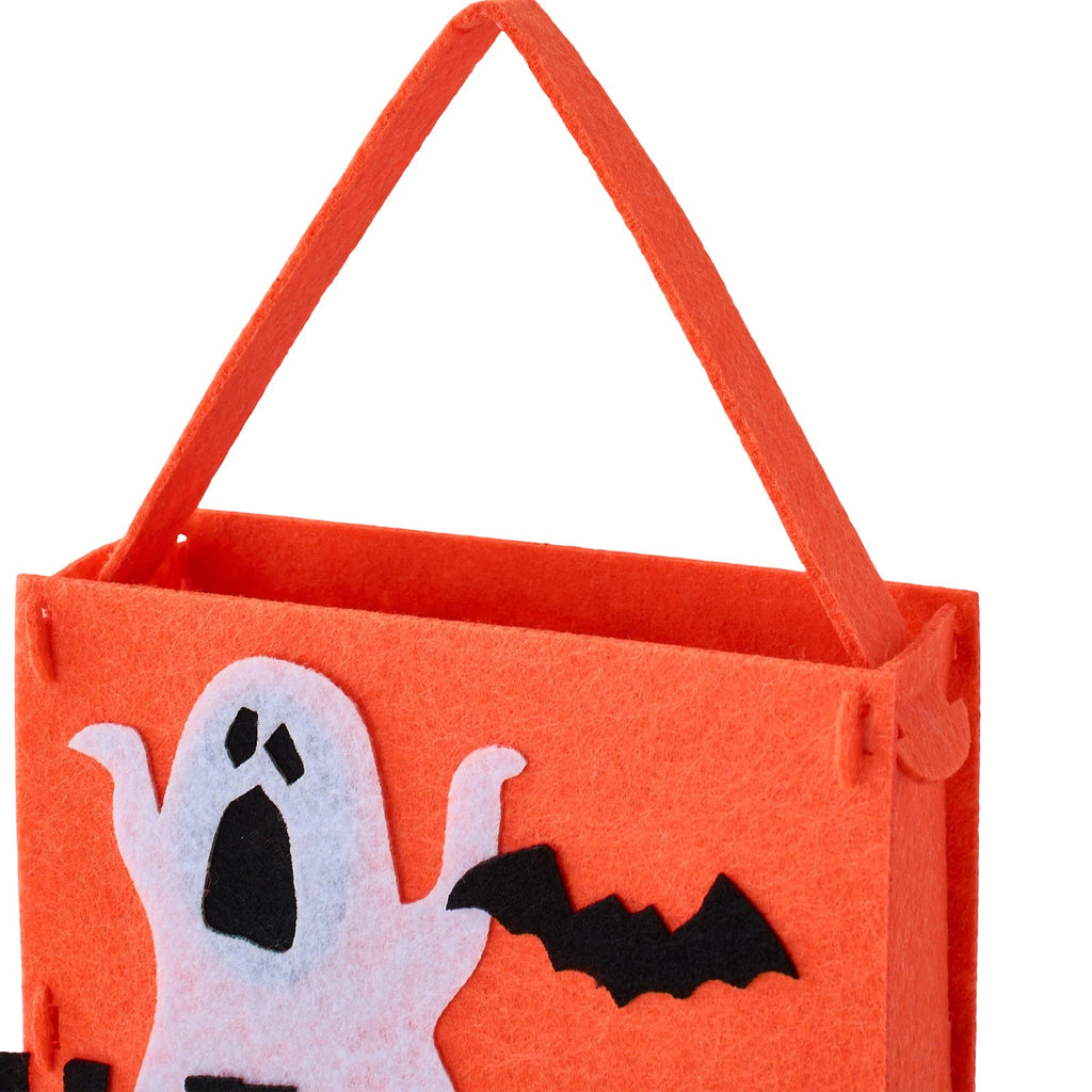 2-Pack Halloween Felt Trick or Treat Bags with Handles
