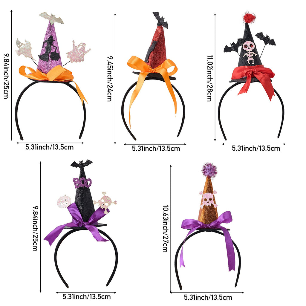 Halloween 3D Witch Hat Headbands