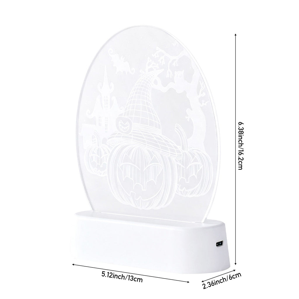 3D Halloween Acrylic Light-Up Decoration
