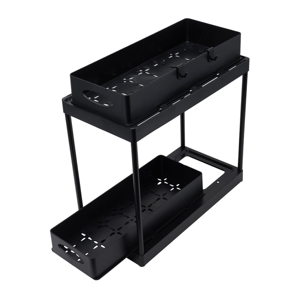 2-Tier Under Sink Pull Out Storage Organizer