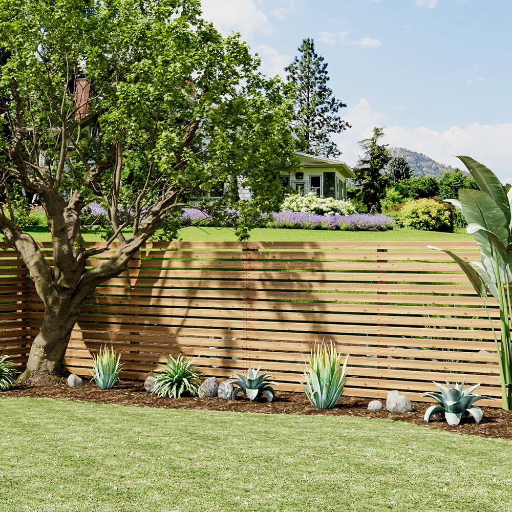 180CM Wide Pine Wood Garden Fence