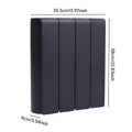 Black Wall Mounted Electric Ceramic Radiator Space Heater