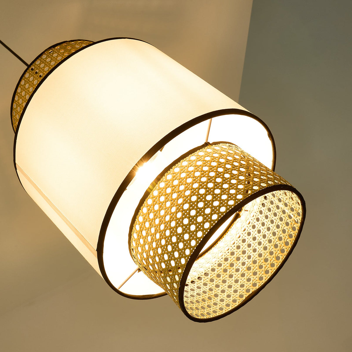 Artisanal Rattan Pendant Light