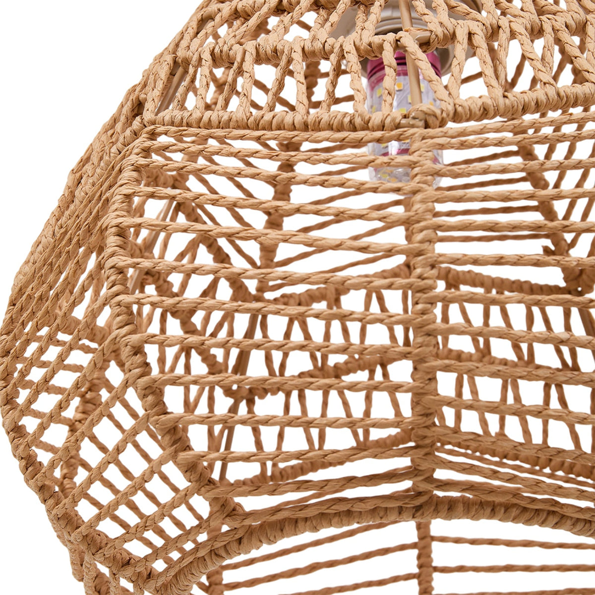 E27 Rattan-woven Ceiling Pendant Light