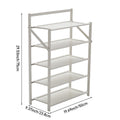 5/6-Tier Foldable Bamboo Shoe Rack