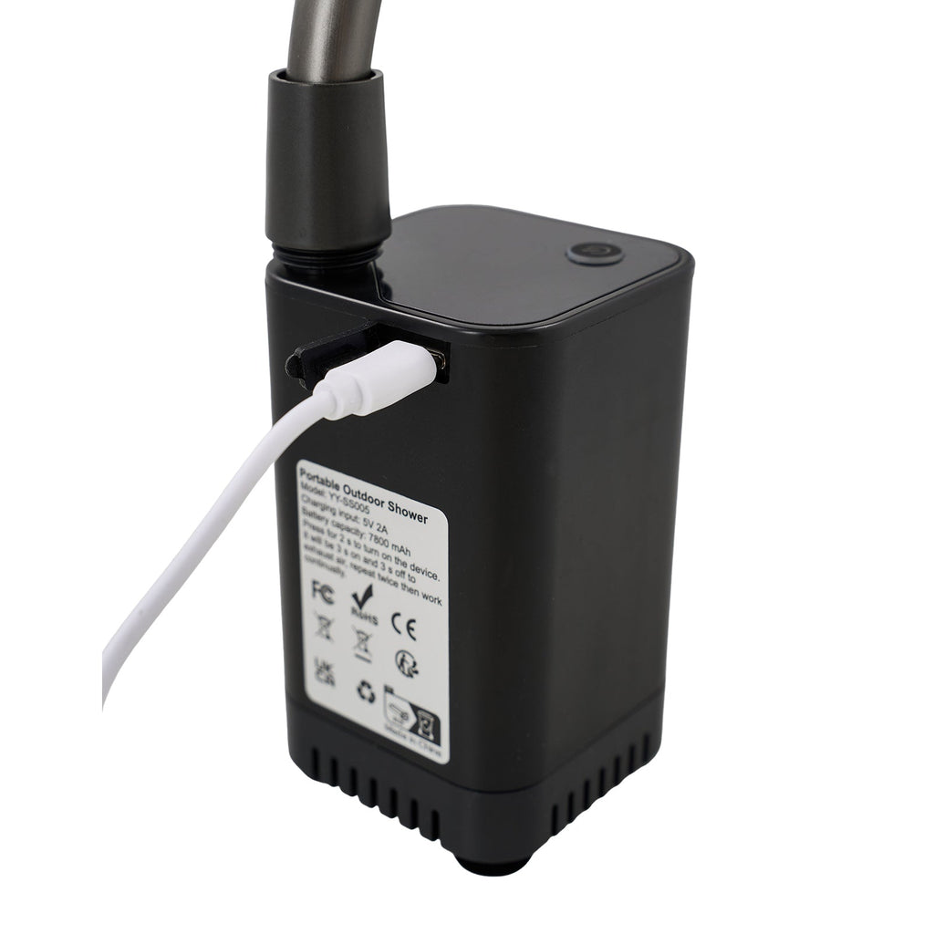 Rechargeable Shower Pump With LED Display