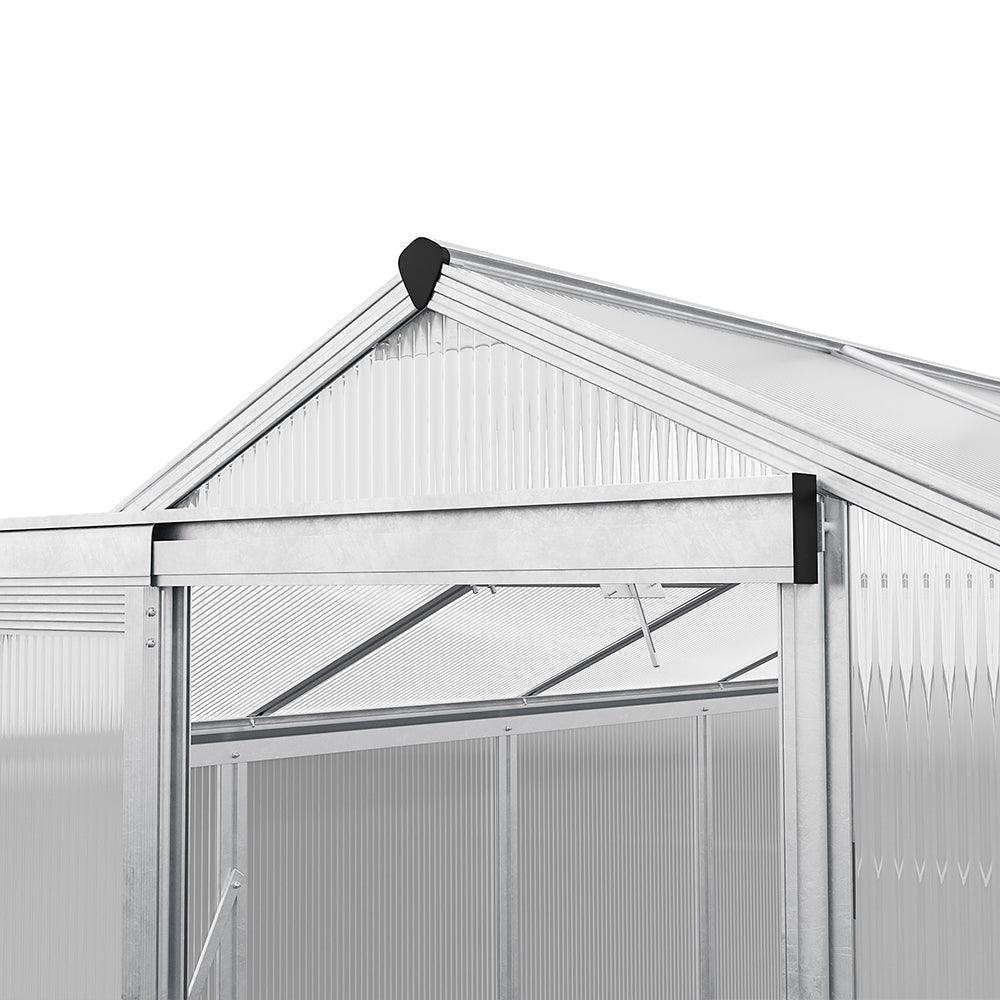 White Framed Garden Greenhouse without Base Frame
