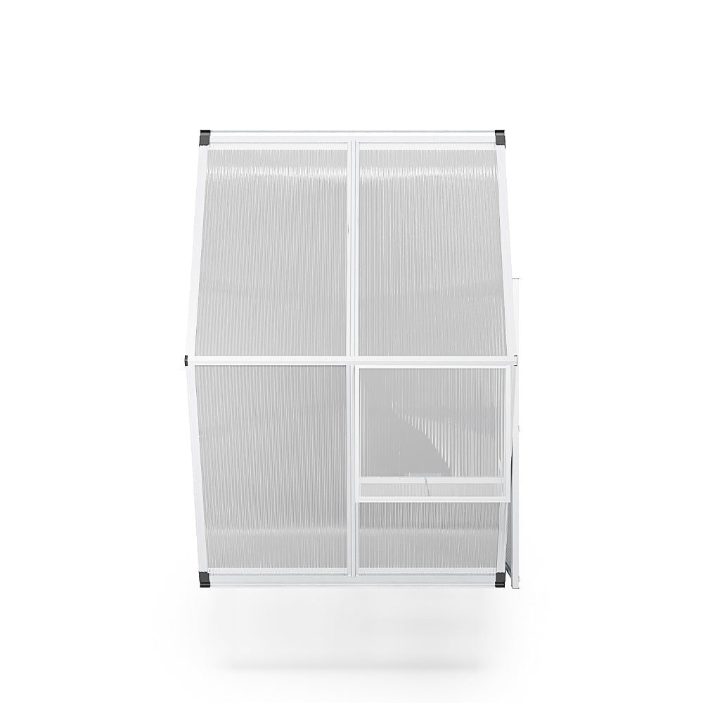White Framed Garden Greenhouse without Base Frame