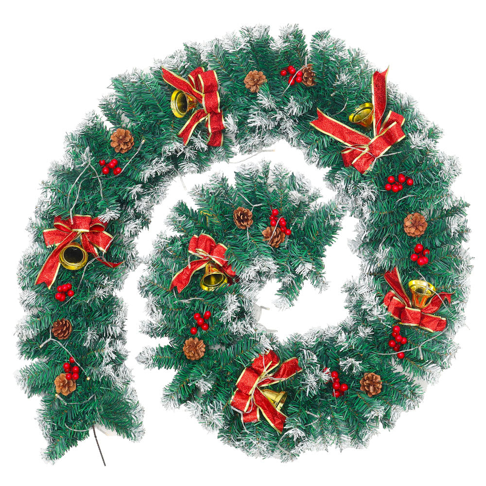 Spruced Artificial Lighted Christmas Garland Holiday Decoration
