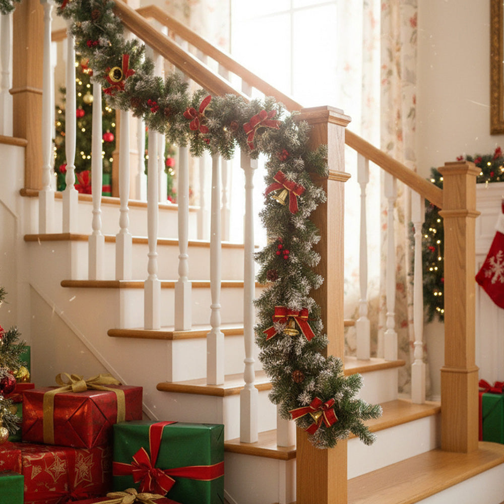 Spruced Artificial Lighted Christmas Garland Holiday Decoration