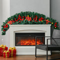 Artificial 180cm Classic Christmas Swag for Front Door Decor