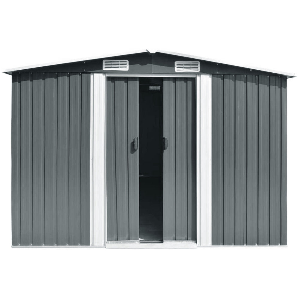 10 x 12 ft Metal Garden Storage Shed with Apex Roof