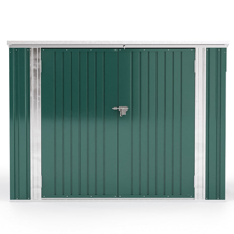 Steel Trash Can Bin Enclosure Storage Shed