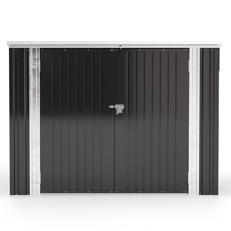 Steel Trash Can Bin Enclosure Storage Shed