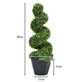 Artificial Topiary Spiral Boxwood Tree