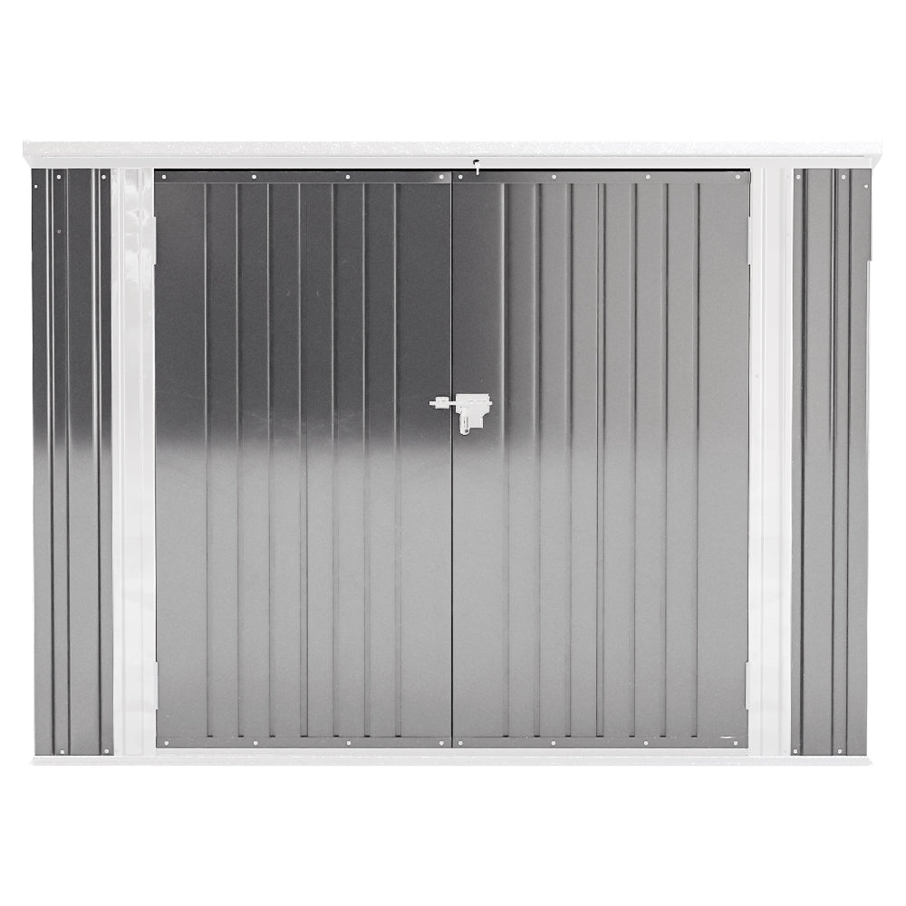 Steel Trash Can Bin Enclosure Storage Shed