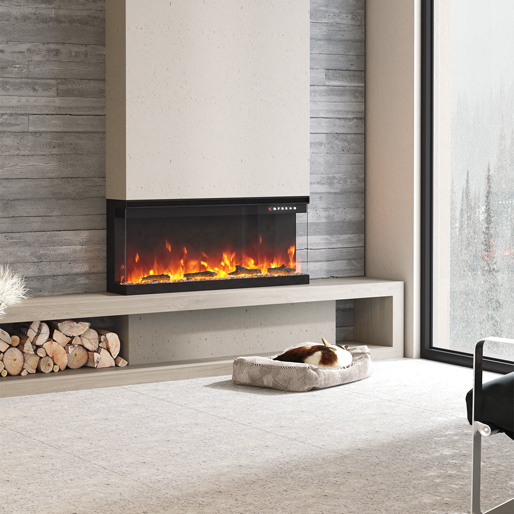 40inch Recessed and Freestanding Electric Fireplace