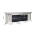 TV Stand Electric Fireplace Adjustable Flame