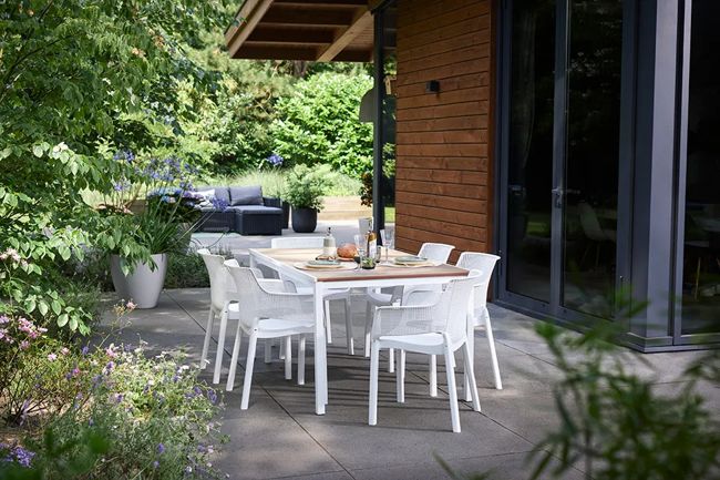 Signature Porto 6 Seater Dining Table - Ashwood Brown