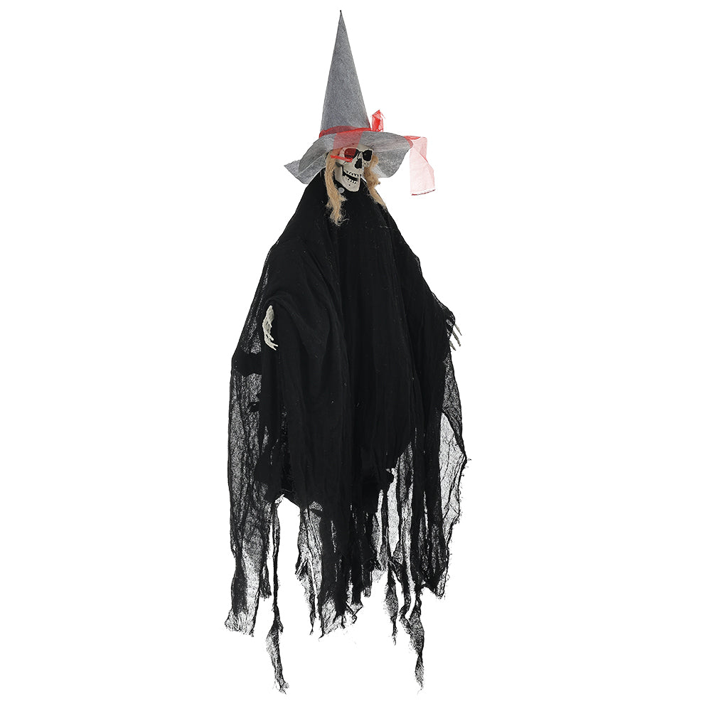 Halloween Voice-Activated Hanging Witch