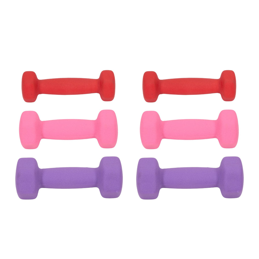 Portable 6‑Piece Dumbbell Set with Rotating Stand