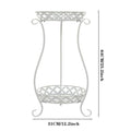 2 Tier Tall Vintage Metal Plant Stand