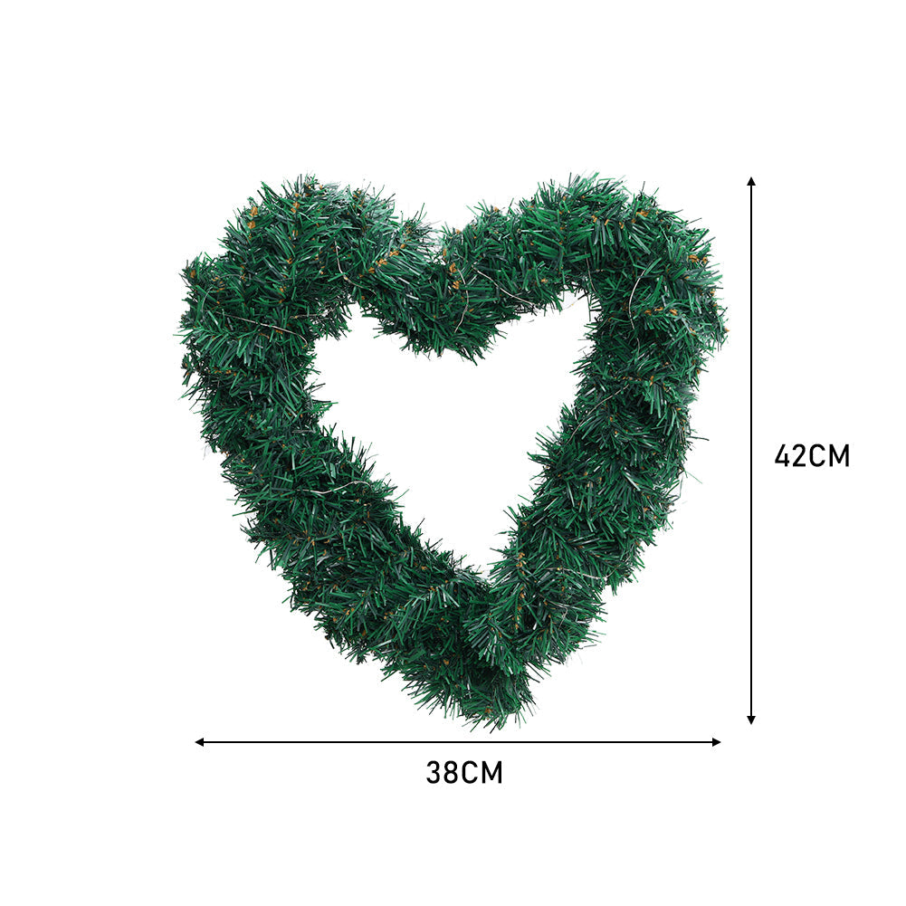 Artificial Heart-shaped Door Hanging Garland Wedding Decoration