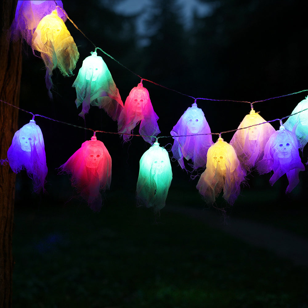 20 Halloween LED Skull Lights for Indoor Outdoor