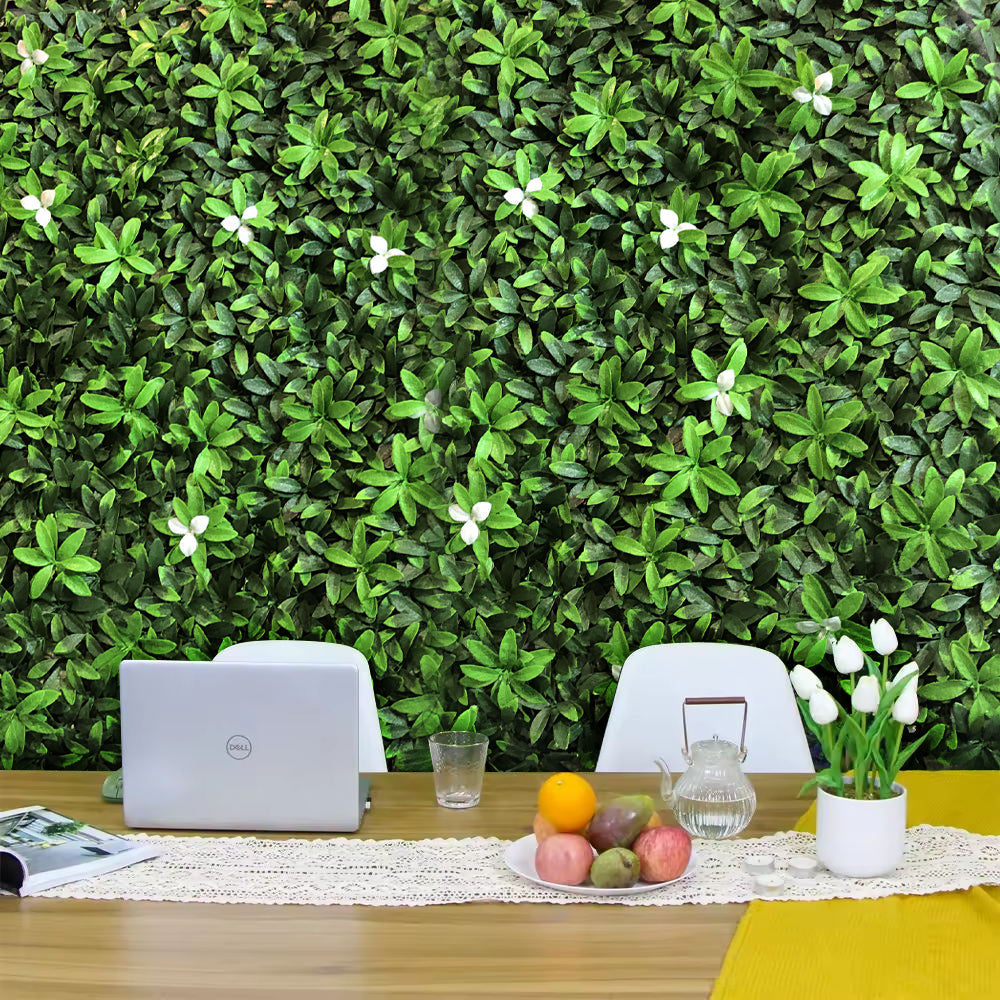 100x100cm Artificial Greenery Panel Foliage Hedge